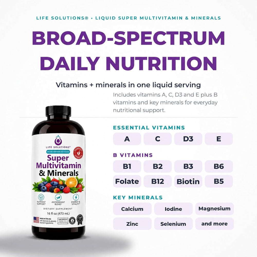 vitaminas líquidas Life Solutions