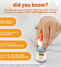 vitaminas líquidas para bebés Enfamil
