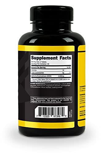 vitaminas MSM Primaforce para bienestar general