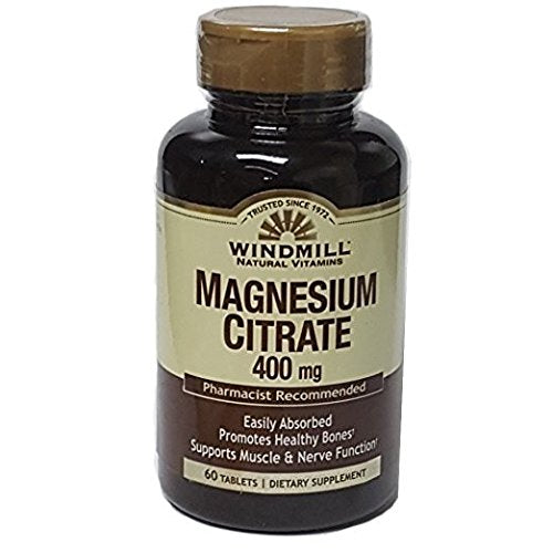 vitaminas naturales citrato de magnesio 400mg