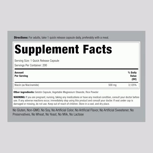 Vitaminas Niacinamida 500 mg