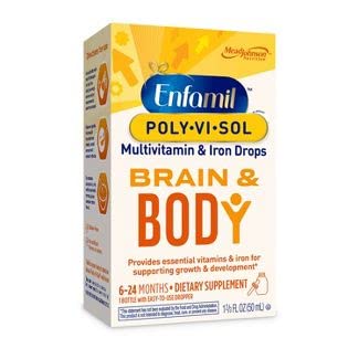 vitaminas Poly-Vi-Sol con hierro para bebés