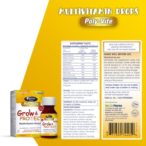 Vitaminas Poly-Vite para el desarrollo infantil