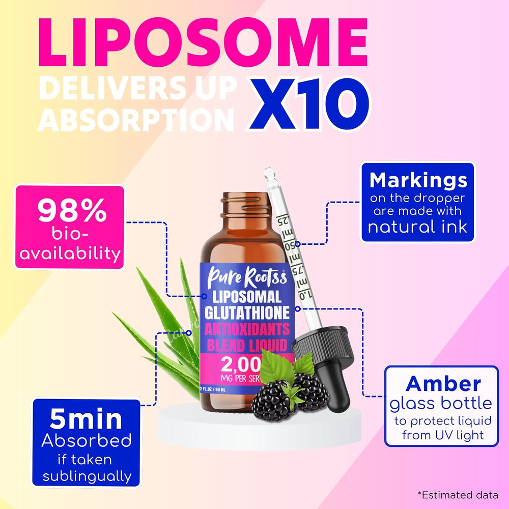 Vitaminas PureRootss Glutatión