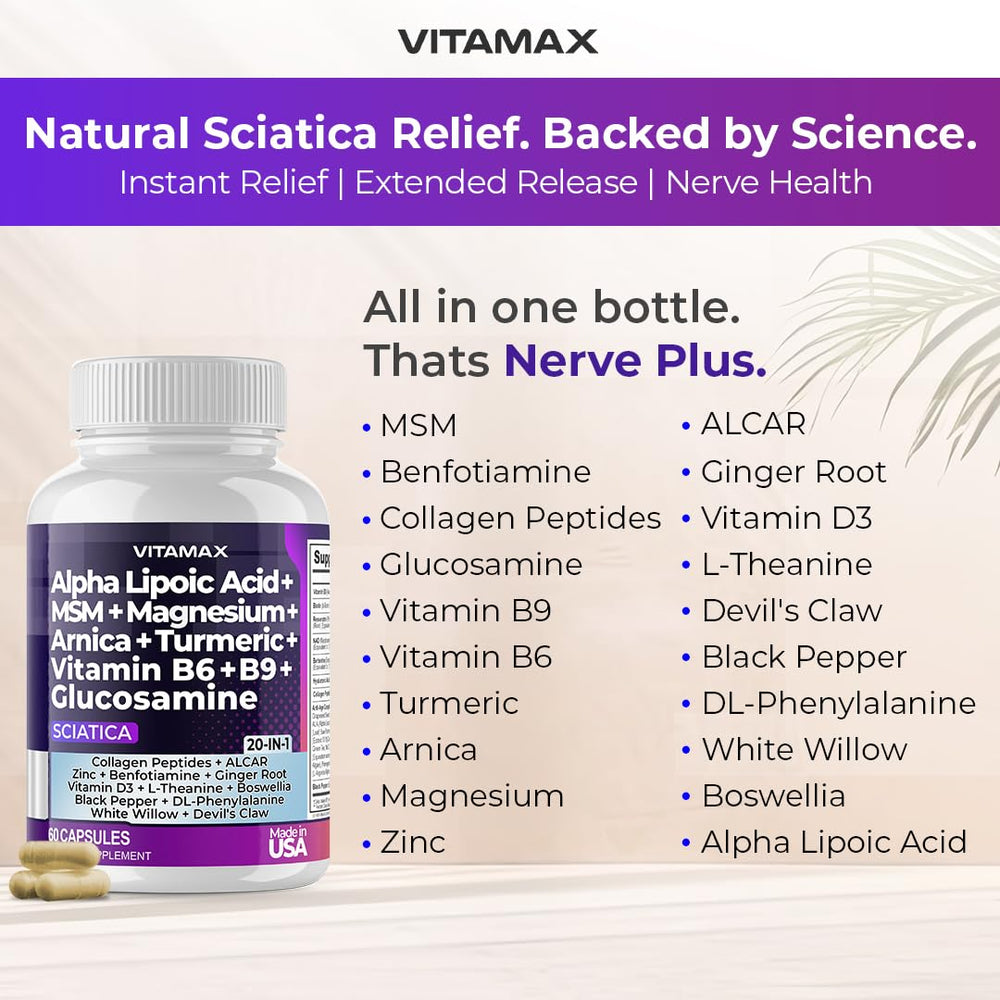 Vitaminas Sciatica Nerve Health Support