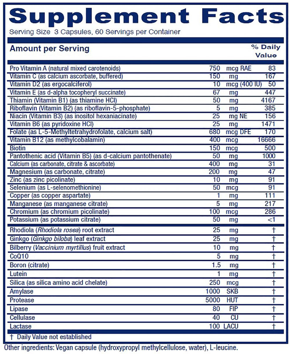 Vitaminas Vitanica para mayores