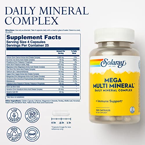 vitaminas y minerales esenciales Solaray