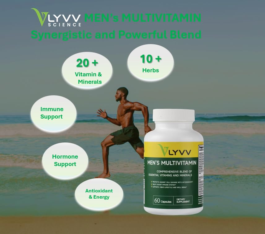 vitaminas y minerales Lyvv para hombres activos