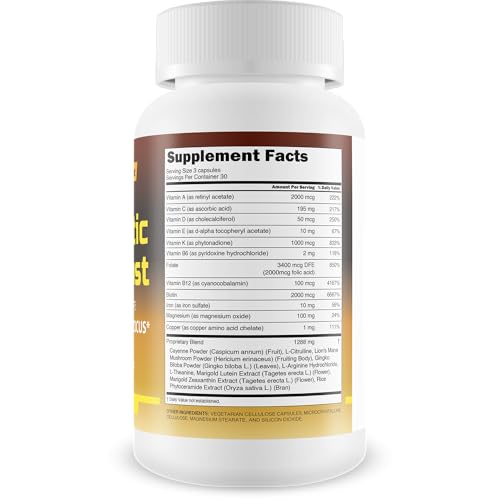 vitaminas y minerales para energía diaria