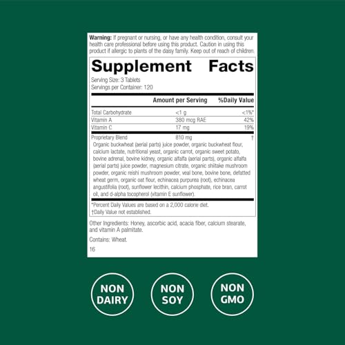 Vitaminas y minerales sin lácteos ni soja