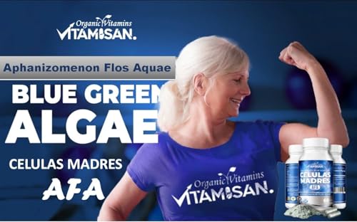 VITAMISAN 4 Células Madre Stemcells Algas Verdes AFA - Aphanizomenon Flos-aquae - Antienvejecimiento 240 Cápsulas Sin GMO - imagen 7