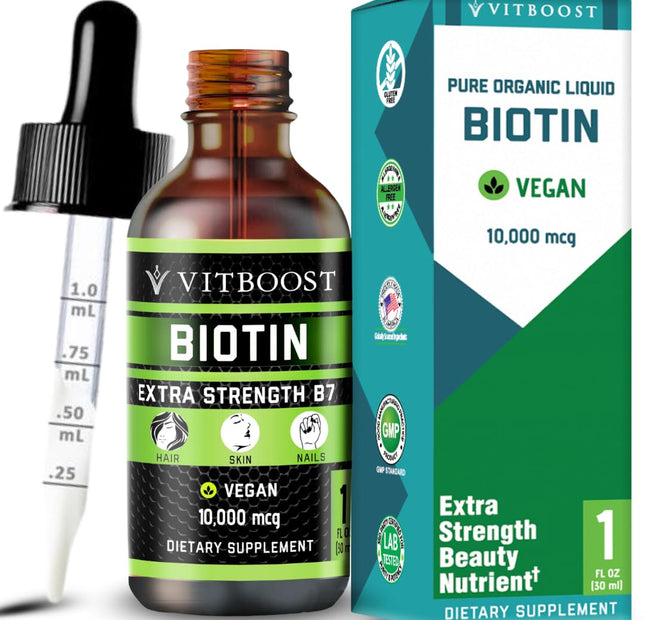 VITBOOST Biotina líquida 10000 mcg