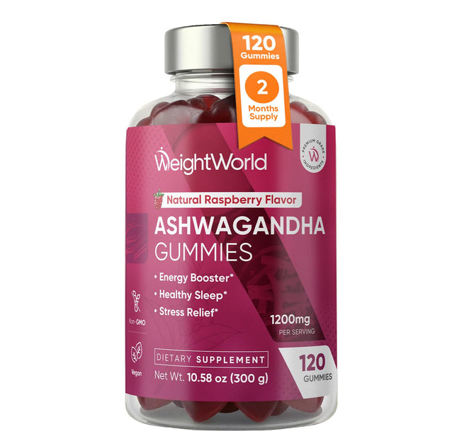 WeightWorld Ashwagandha 120 gomitas