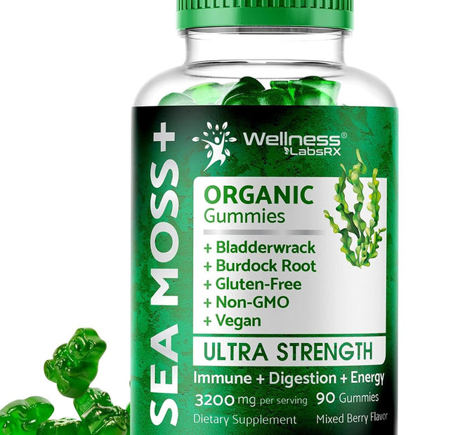 WELLNESS LABSRX gomitas de musgo irlandés