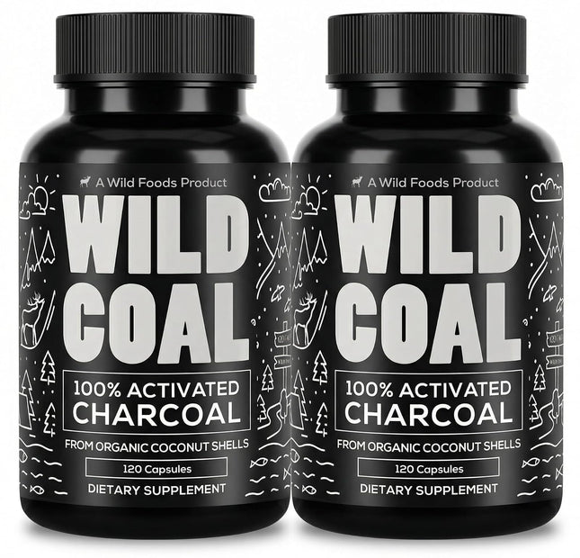 Wild Foods Carbón Activado 500 mg