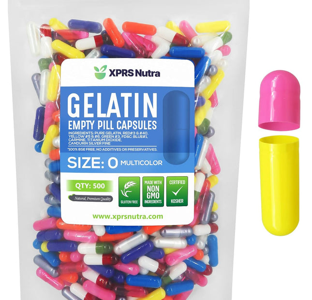 XPRS Nutra cápsulas de gelatina vacías