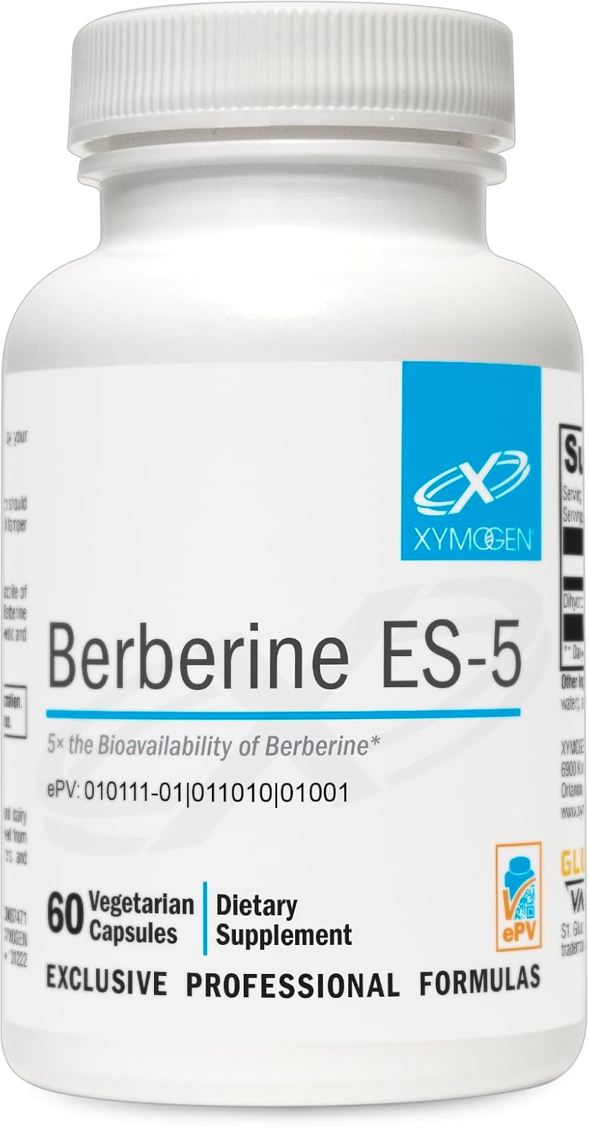 XYMOGEN Berberina 60 cápsulas