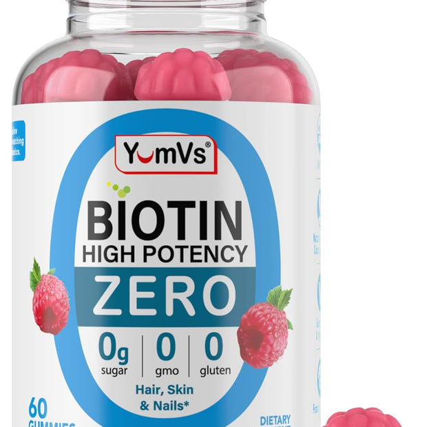 YUM-V's Biotina gomitas frambuesa