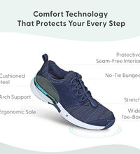 zapatilla de caminar para pies sensibles