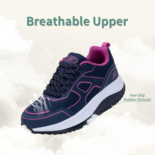 Zapatillas de caminata con ancho extra