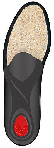 Zapatillas negras con almohadilla metatarsal
