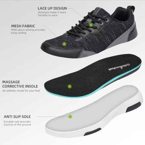 zapatos con plantilla ortopédica para comodidad