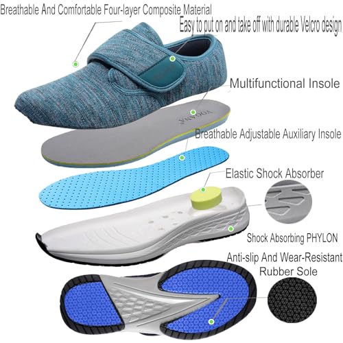 zapatos para pies hinchados y sensibles