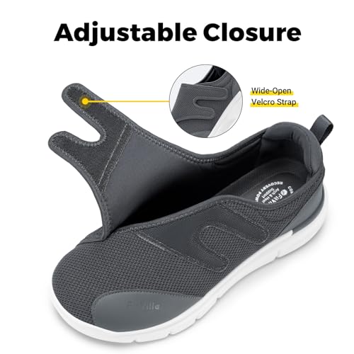 zapatos slip-on para pies hinchados