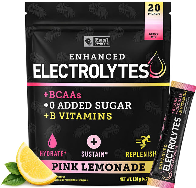 Zeal Naturals polvo de electrolitos