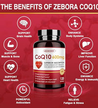 ZEBORA CoQ10 con Omega-3 y PQQ