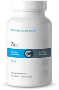 zinc 25 mg para fortalecer defensas