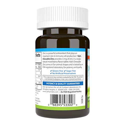 Zinc antioxidante sabor frutas