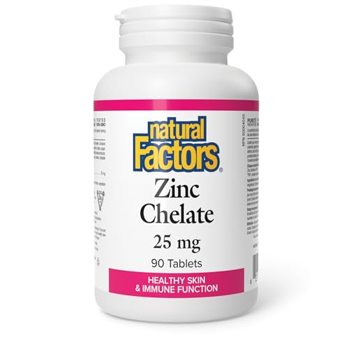 zinc chelate 25mg para piel saludable