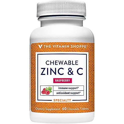 Zinc masticable con vitamina C
