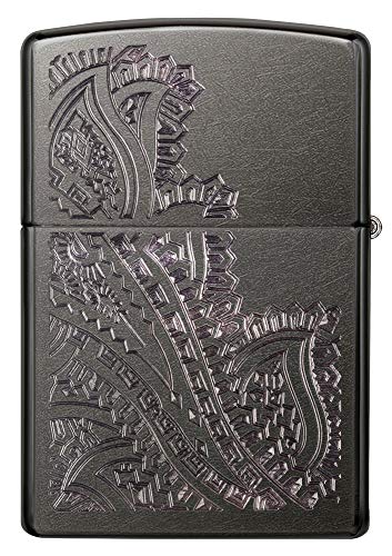 zippo con flores estilo vintage